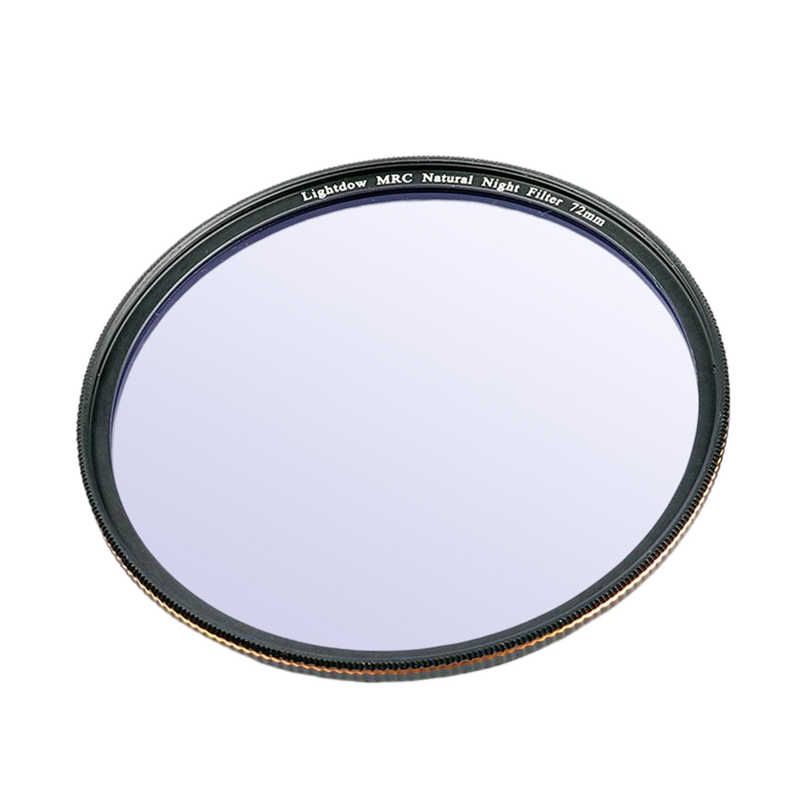 Night Filter for Clear Night Scenes Photography Optical Glass Material Light Pollution Reduction