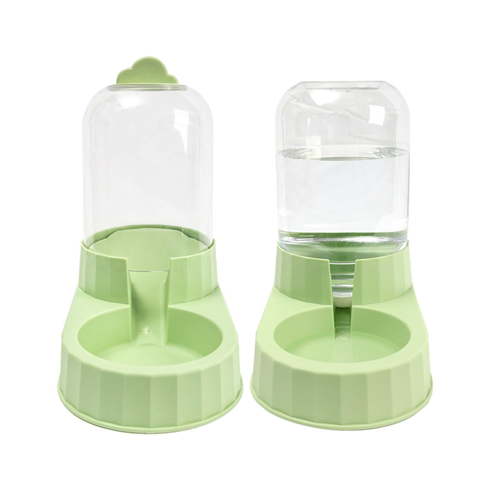 Automatic Pet Feeder Food Dispenser Feeding Station Pet Feeding Bowl Cats Feeder Container for Small Medium Dogs Cats Pet Supplies Household