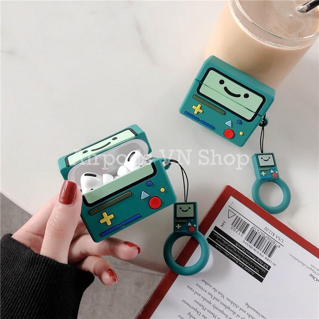 Bao Case Ốp dành cho airpod 1/2, Airpods Pro máy chơi game xanh lá cây silicon cao cấp