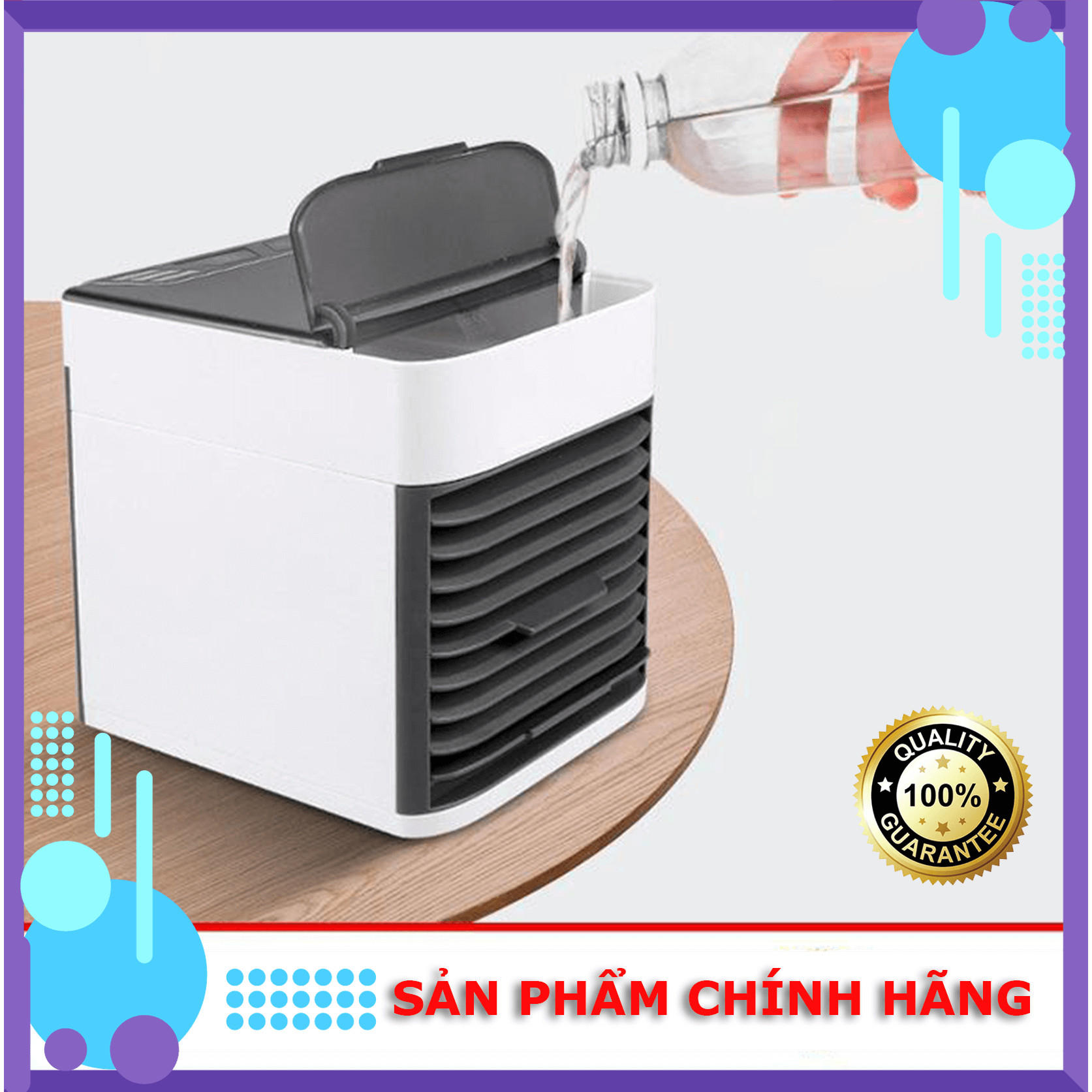 Quạt hơi nước mini Arctic Air Ultra để bàn cực mát | Quạt nước đá | Quạt làm mát – Hàng chính hãng