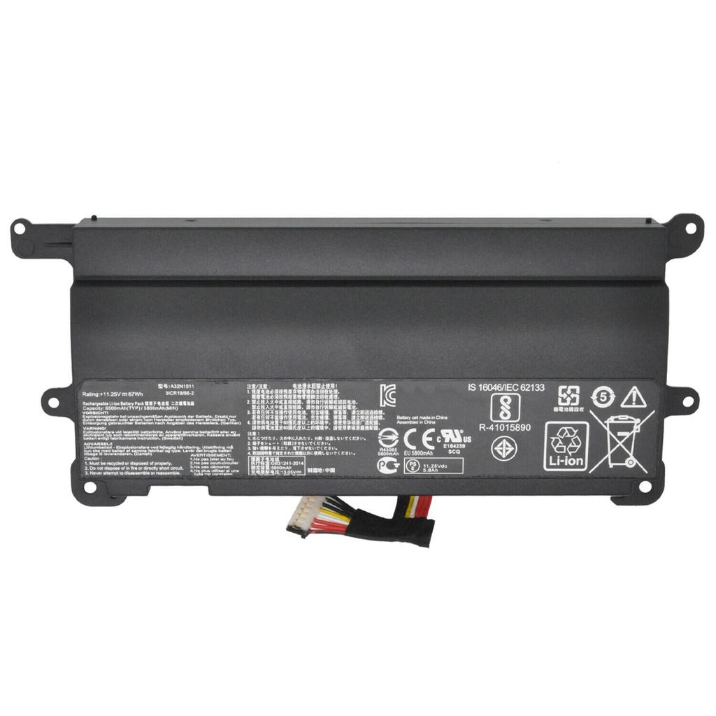 Pin Battery Dùng Cho Asus ROG G752V G752VT G752VY A32N1511 (Original) 67Wh