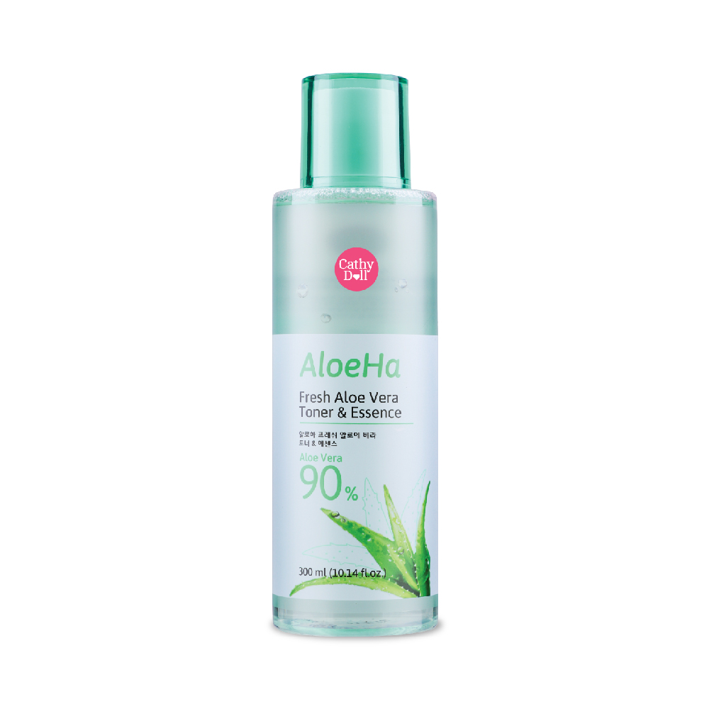 Nước Hoa Hồng Kết Hợp Tinh Chất Dưỡng Da Cathy Doll AloeHa Fresh Aloe Vera Toner 300ml