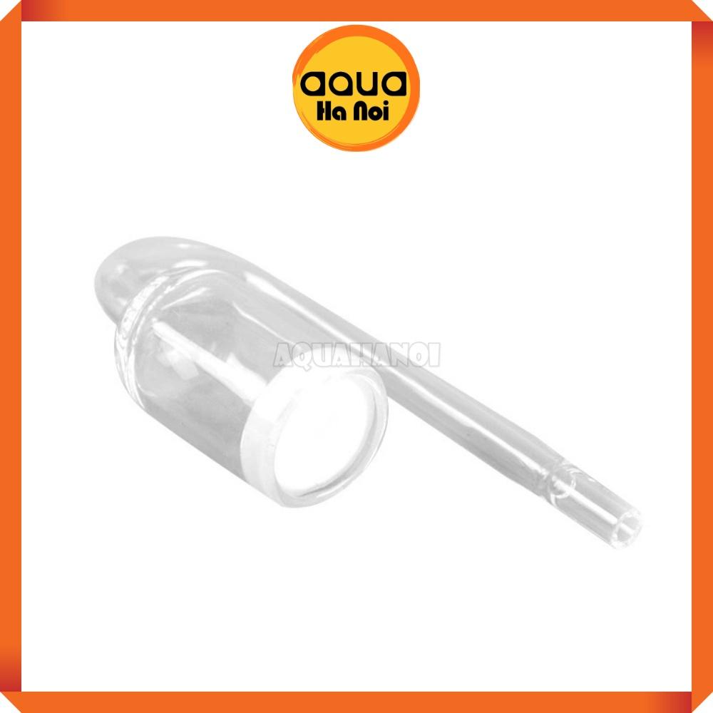 Cốc sủi CO2 thủy tinh trong suốt siêu mịn cho hồ thủy sinh - Phi 20 mm