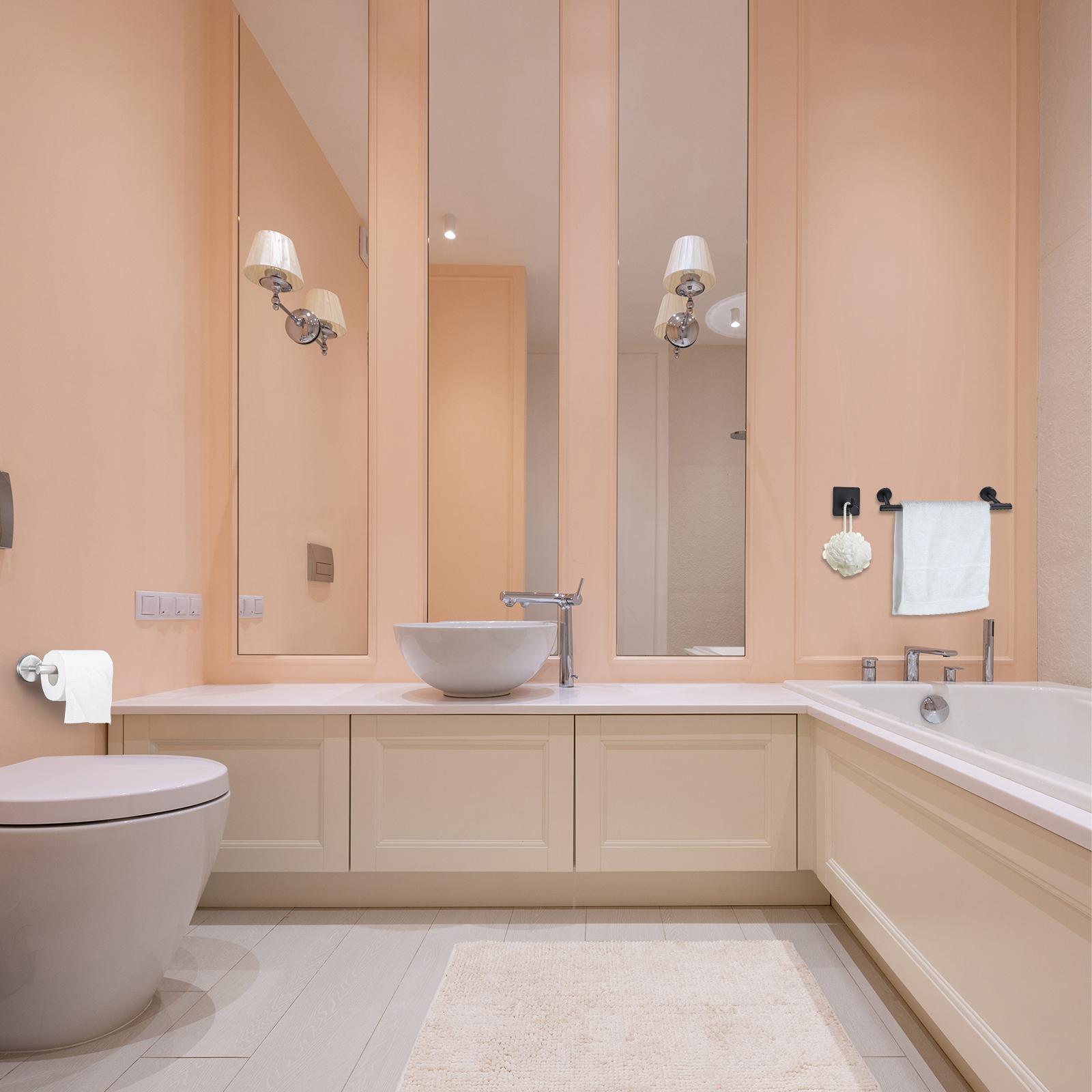 Thanh Treo Nhà Tắm Khoan Tường Thép Không Gỉ