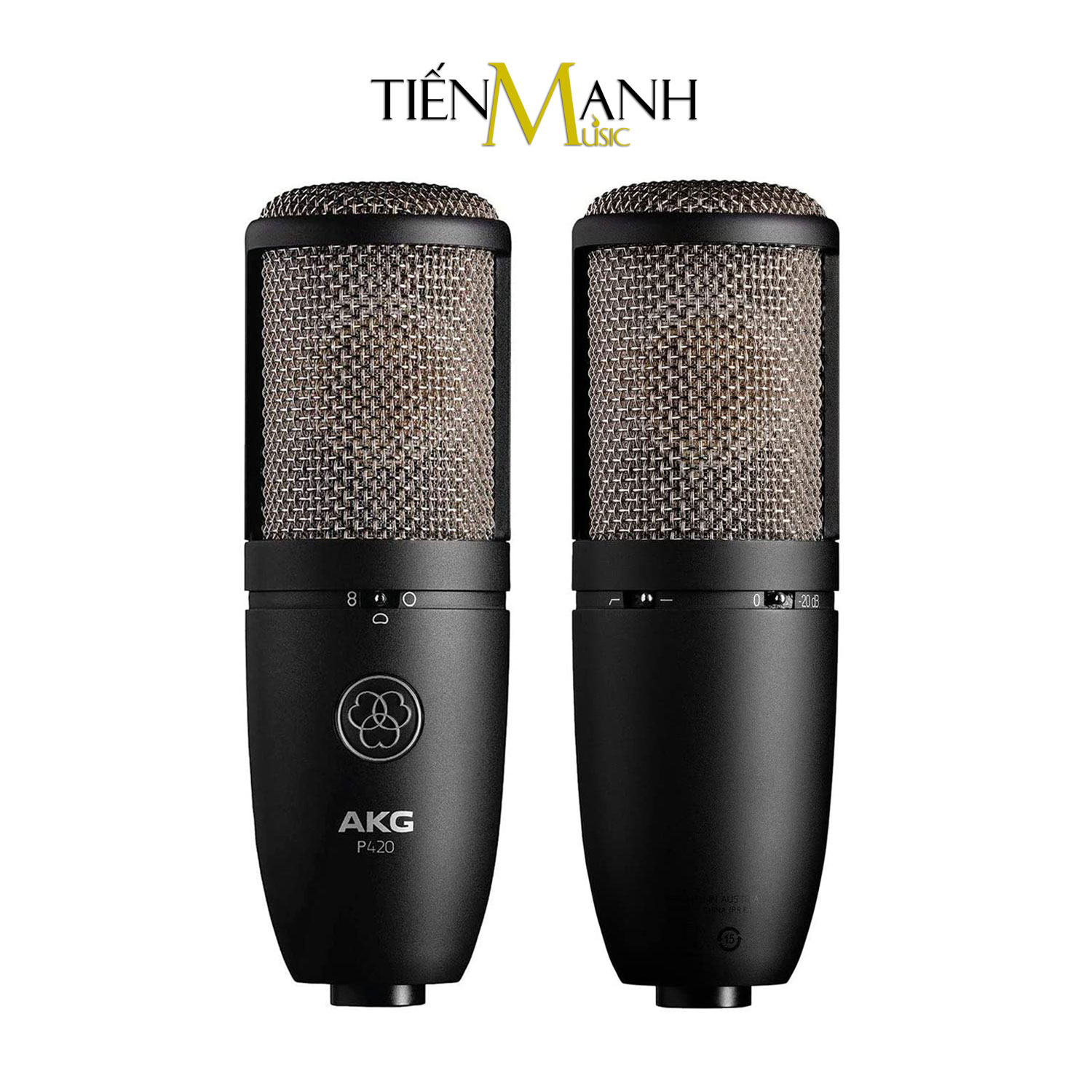 Micro AKG P420 Mic Condenser Thu Âm Phòng Studio, Biểu Diễn Chuyên Nghiệp, Microphone Vocal Cardioid Hàng Chính Hãng
