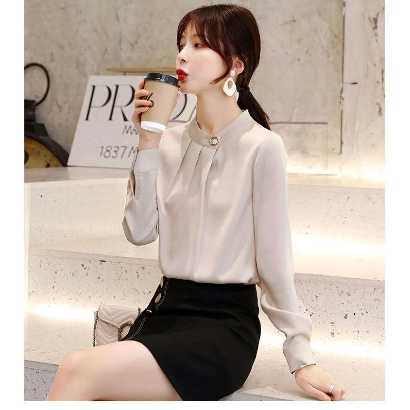 Áo kiểu dài tay công sở cao cấp  L06-221