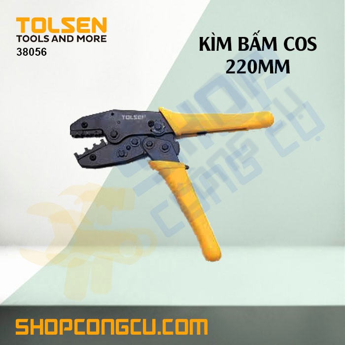 Kìm bấm cos 220mm Tolsen 38056