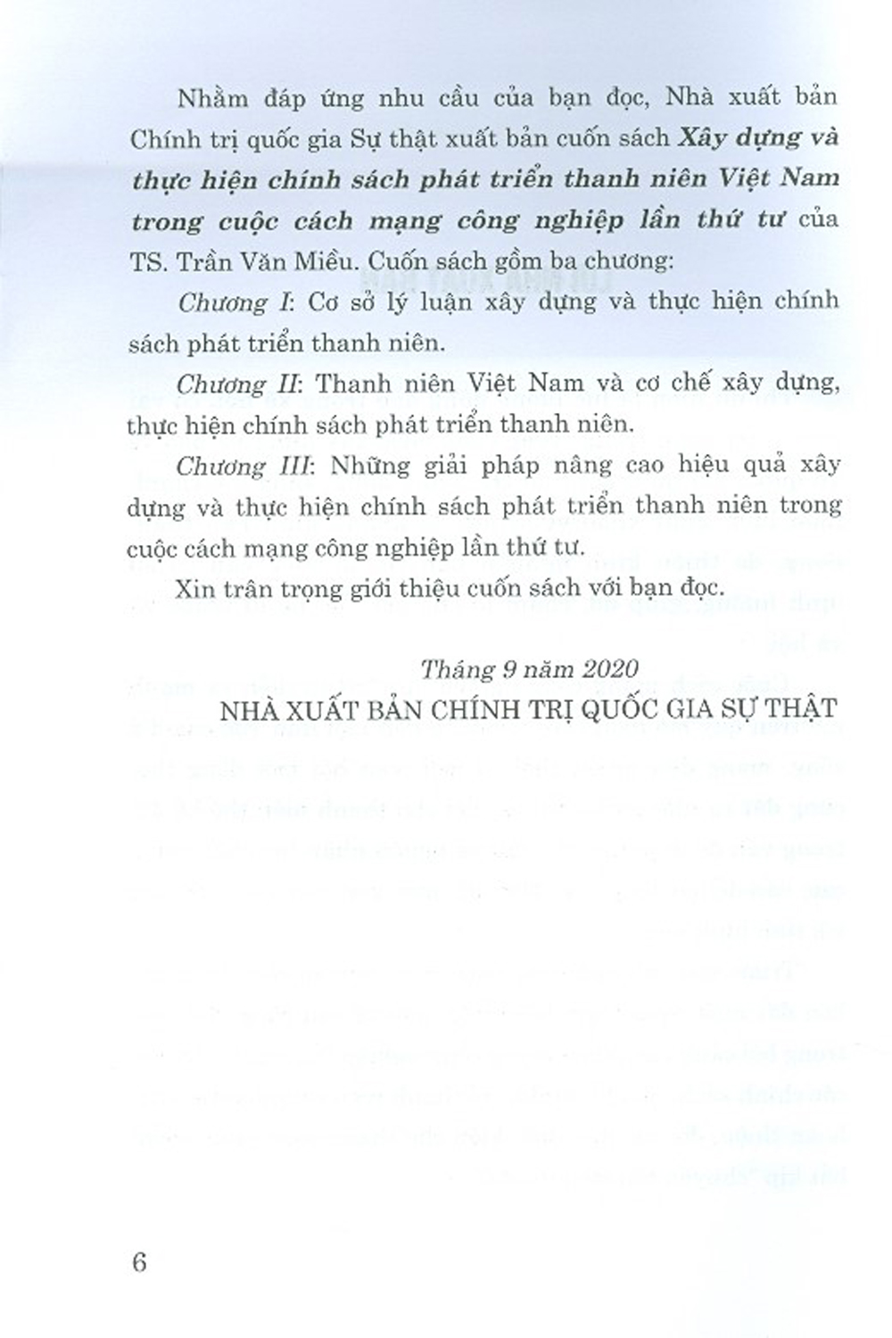 Xây Dựng Và Thực Hiện Chính Sách Phát Triển Thanh Niên Việt Nam Trong Cuộc Cách Mạng Công Nghiệp Lần Thứ Tư