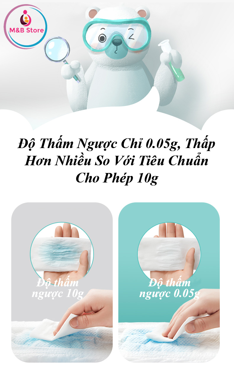 Tả Bỉm Dán/Quần Cao Cấp Siêu Mỏng, Siêu Thấm Hút - KUB, Size Tả Dán S66/M54/L46/XL40, Tả Quần L38/XL36/XXL34