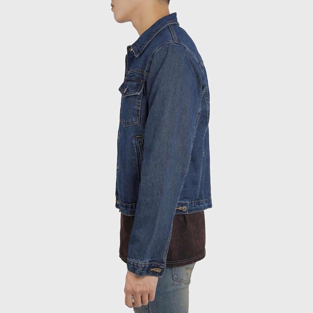 Áo Khoác Jeans Nam Màu Xanh Chất Liệu Cao Cấp Không Phai Phong Cách Đường Phố Năng Động - TLB Vietnam