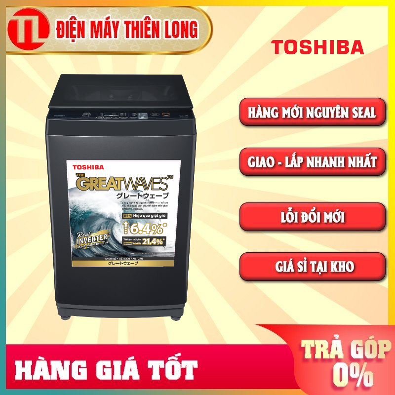 Máy giặt cửa trên Toshiba Inverter 9.0 kg AW-DK1000FV Model 2020 - Chỉ giao HCM
