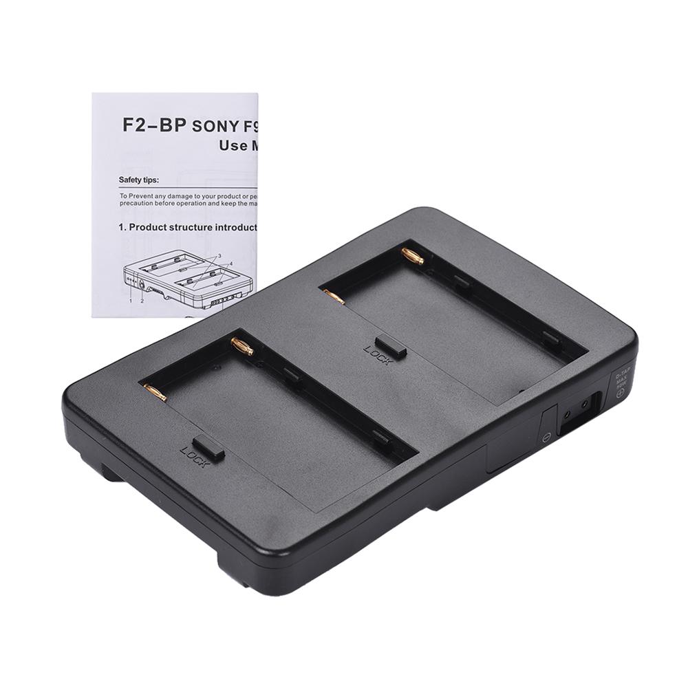 F2-BP NP-F Battery to V-Mount Battery Converter Adapter Plate Fit F970 F750 F550 Replacement for Canon 5D2 5D3 DSLR