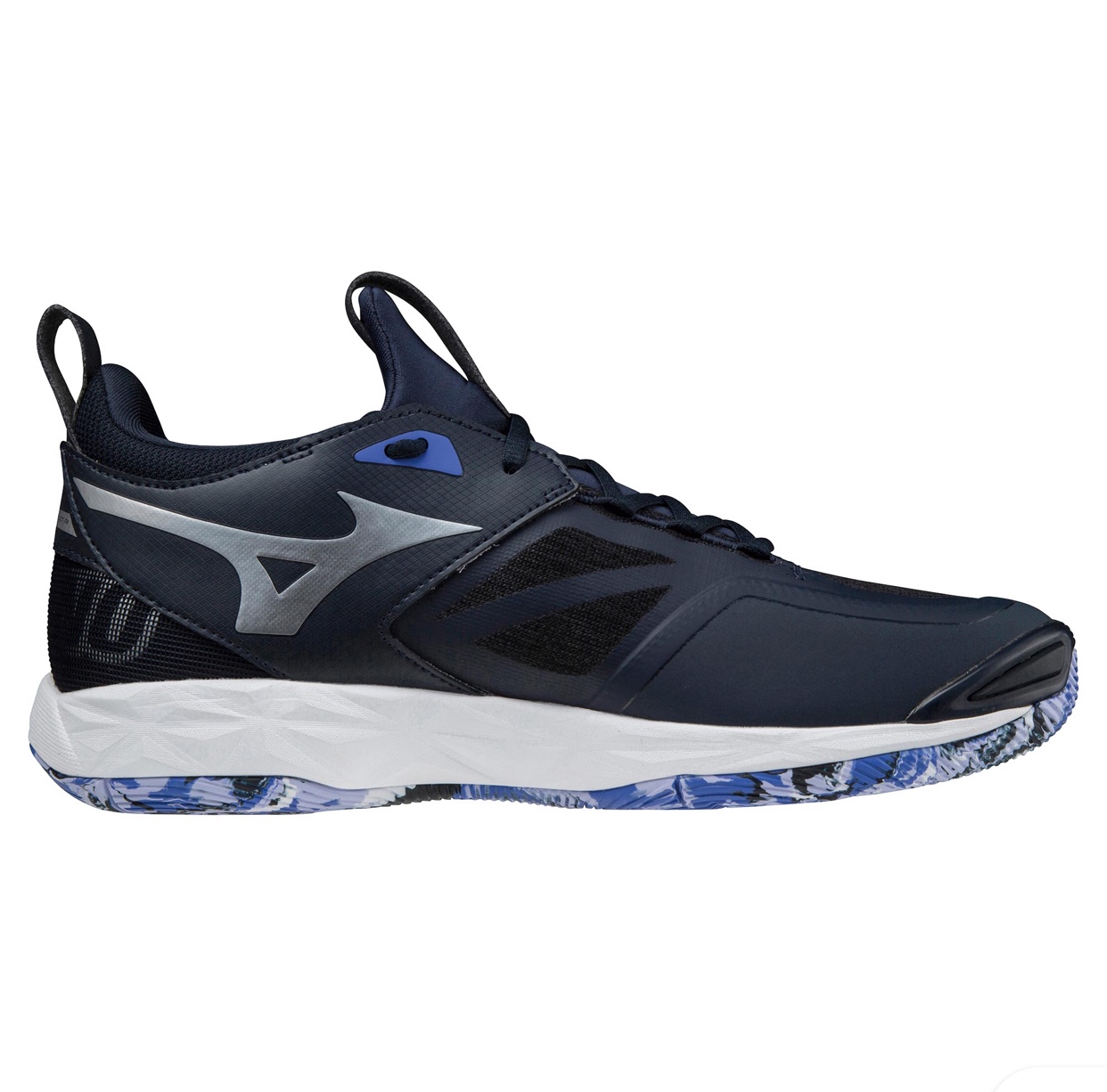 Giày bóng chuyền MIZUNO WAVE MOMENTUM 2 MID V1GA211702, giày cầu lông nam - tặng tất thể thao bendu chính hãng