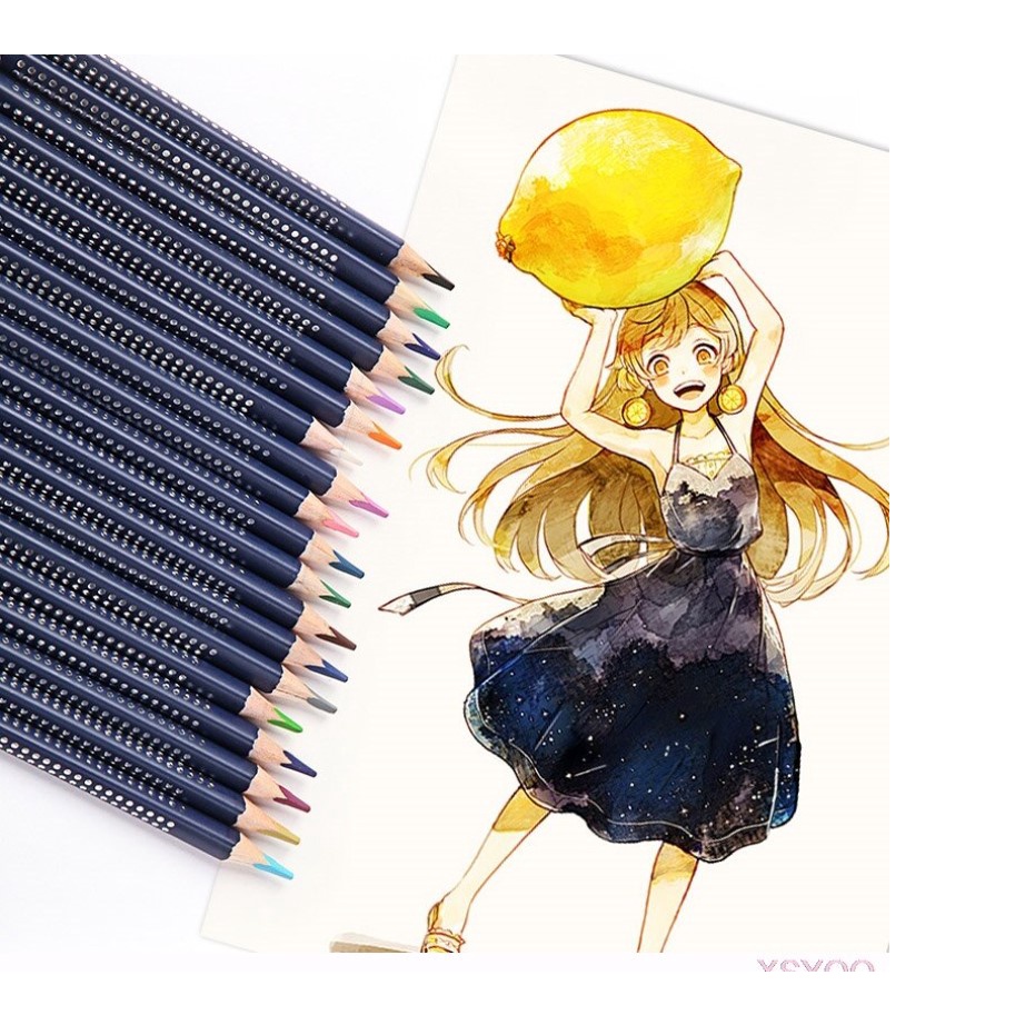 Bút chì màu nước Giorgione hộp Thiếc Cao Cấp Mới Lalunavn 24/36/48/72 màu vẽ cute xinh yêu