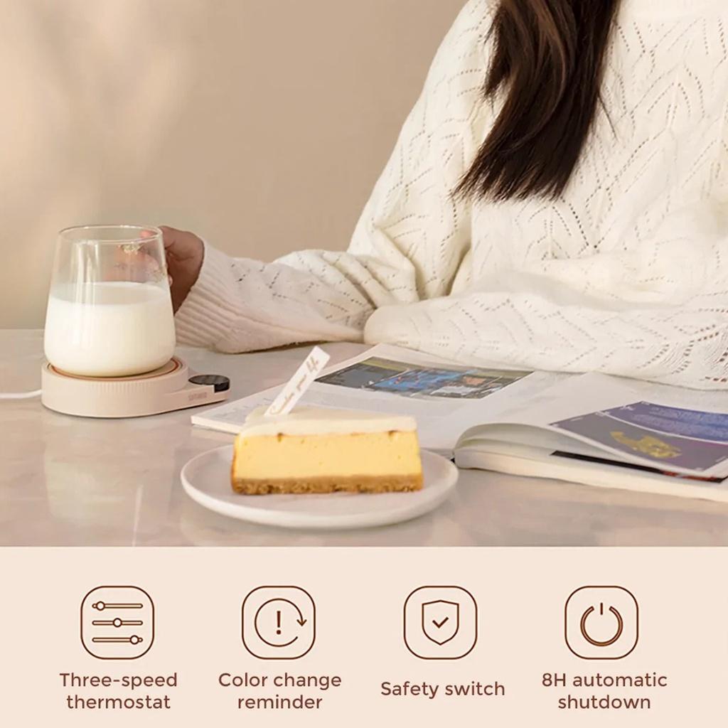Đế hâm nóng cốc trà tự động 3 cấp độ thuộc chuỗi sinh thái Hàng nhập khẩu