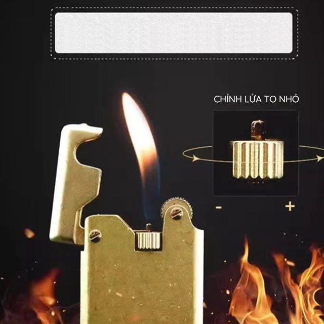 Hột Qụet Bật Lửa Gas Đá Đá Đẹp Độc Lạ Tiện Dụng BNC007-G