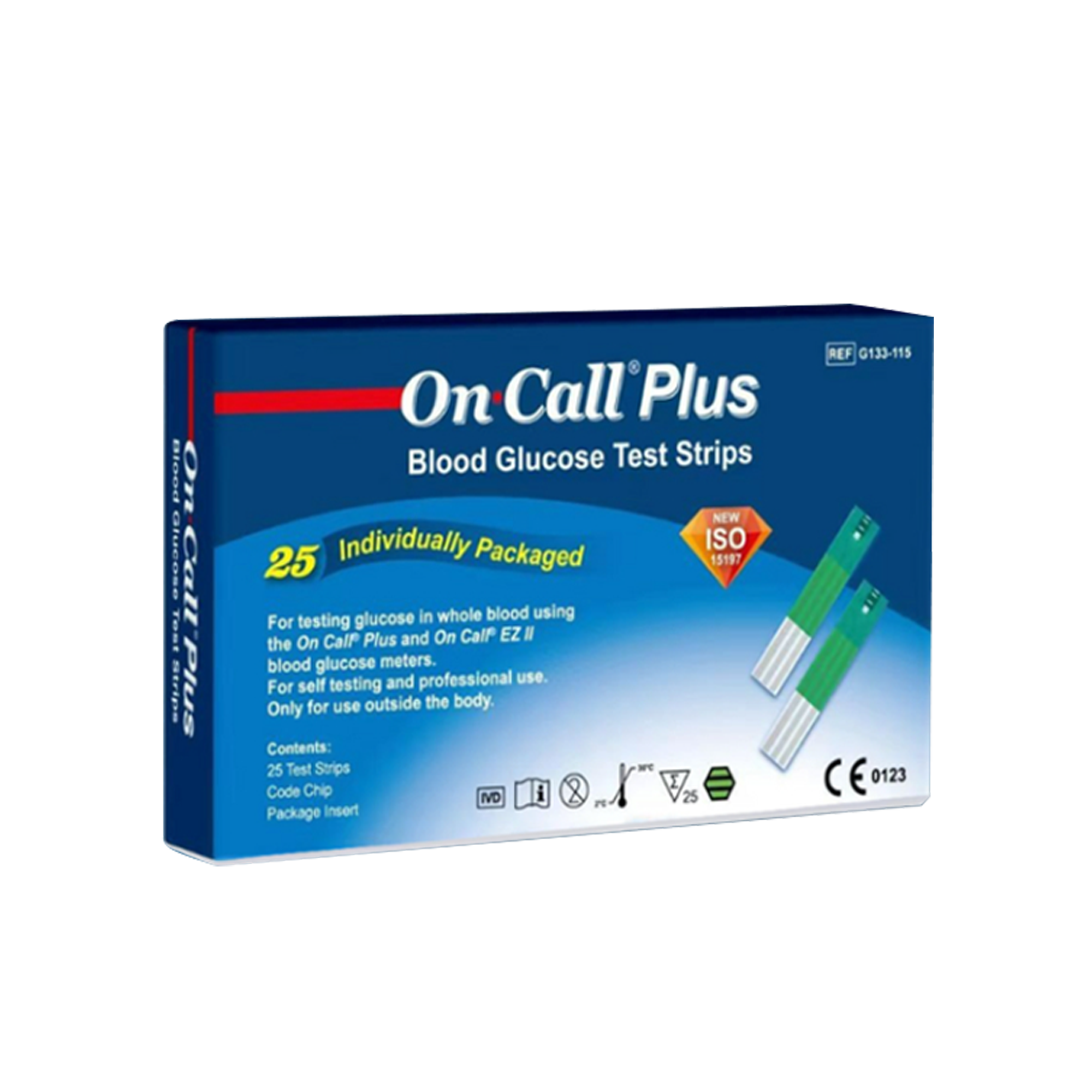 Que thử đường huyết On-call plus (25 que/hộp)