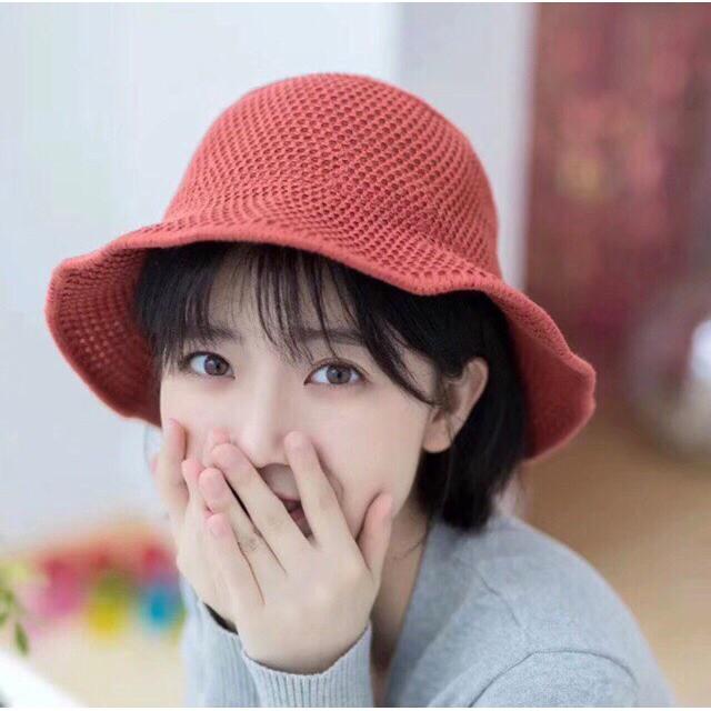 Nón bucket ulzzang len thừng đẹp mê ly