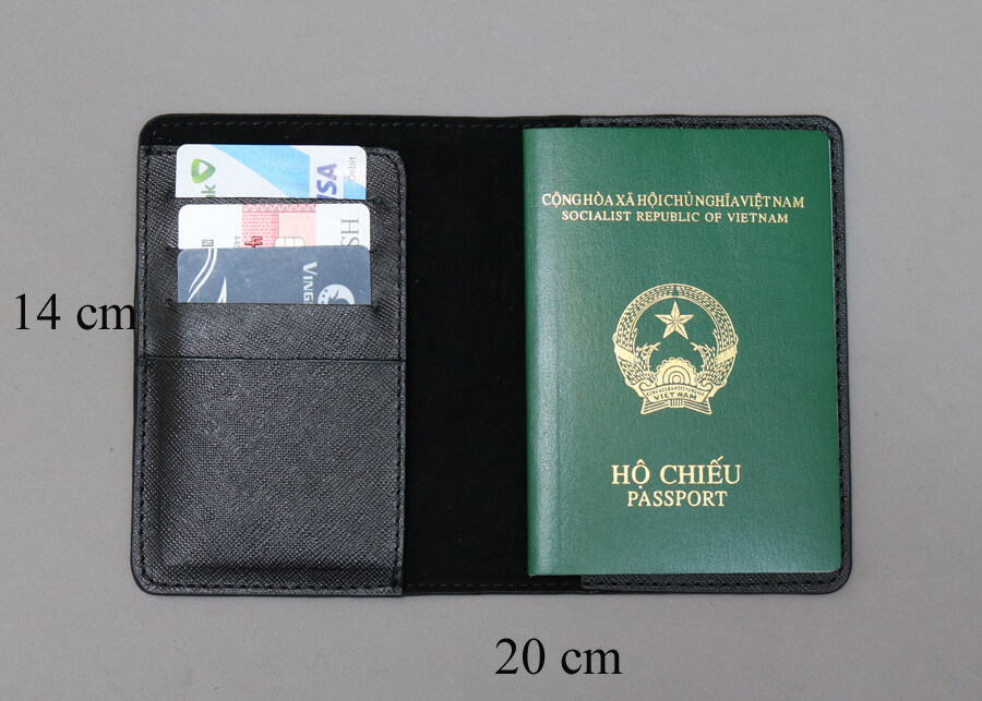 Ví Da Đựng Passport Hộ Chiếu Da Bò Thật Thương Hiệu GIPSY