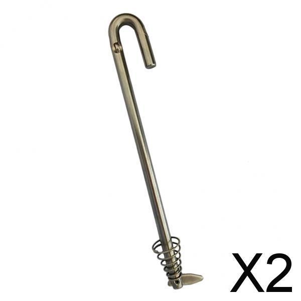 2xStainless Steel Tilt Rod Assy for Yamaha 2 Stroke 9.9 /15 / 18HP Outboard