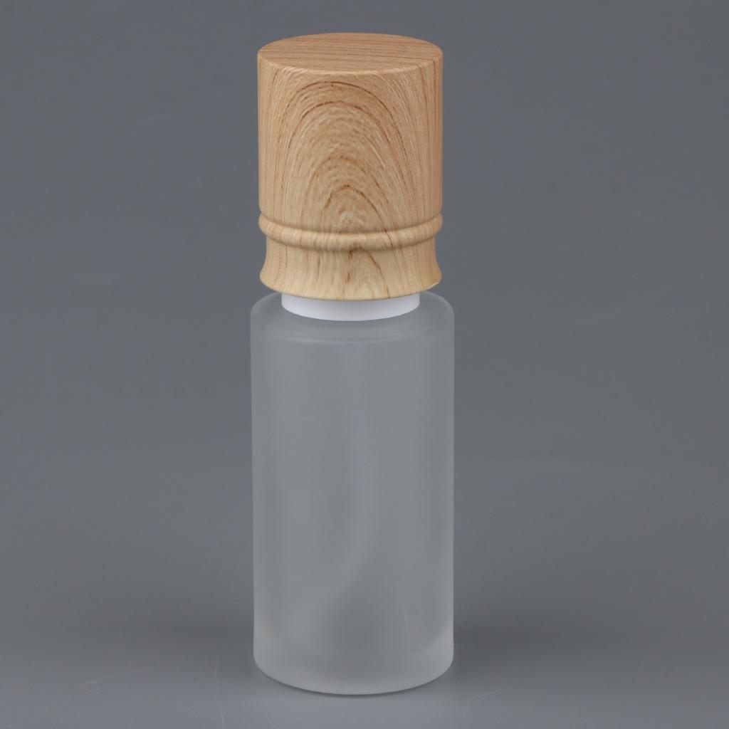Empty Frosted Glass Spray Bottle Cosmetic Makeup Refillable Travel Perfume Toner Container