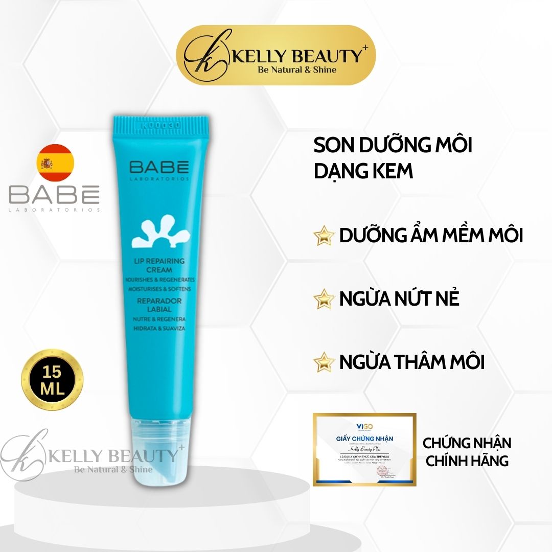 Son Dưỡng Môi BABE Lip Repairing Cream | Kelly Beauty