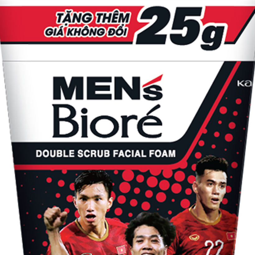 Sữa Rửa Mặt Men Biore Hạt Tác Động Kép Sạch Sâu 100g