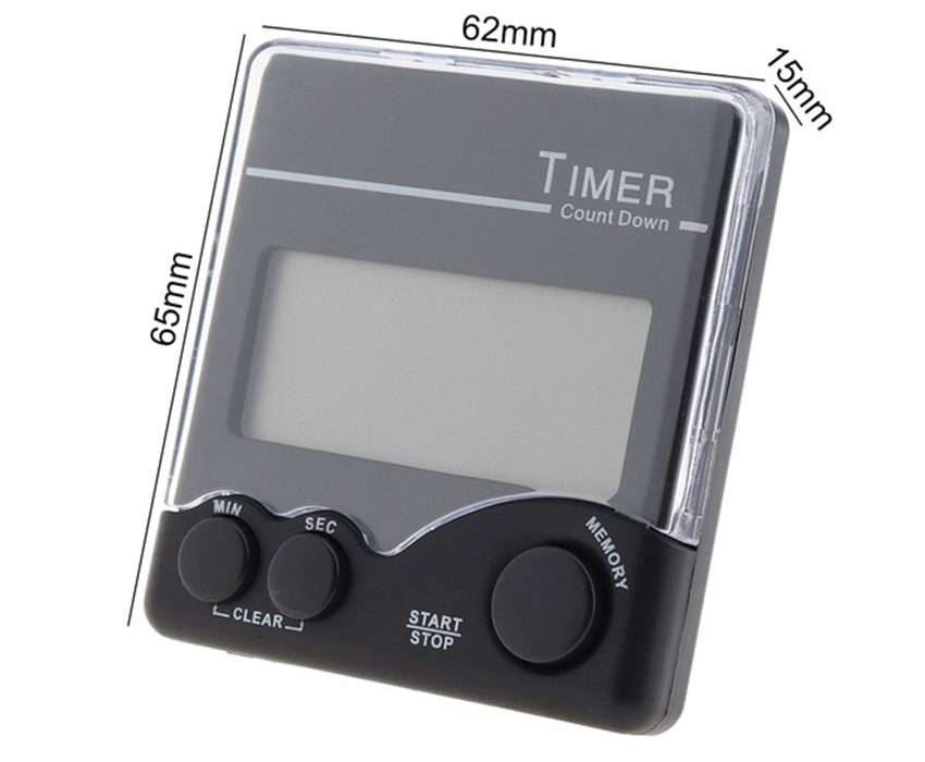 ĐỒNG HỒ BẤM GIỜ TIMER ĐEN