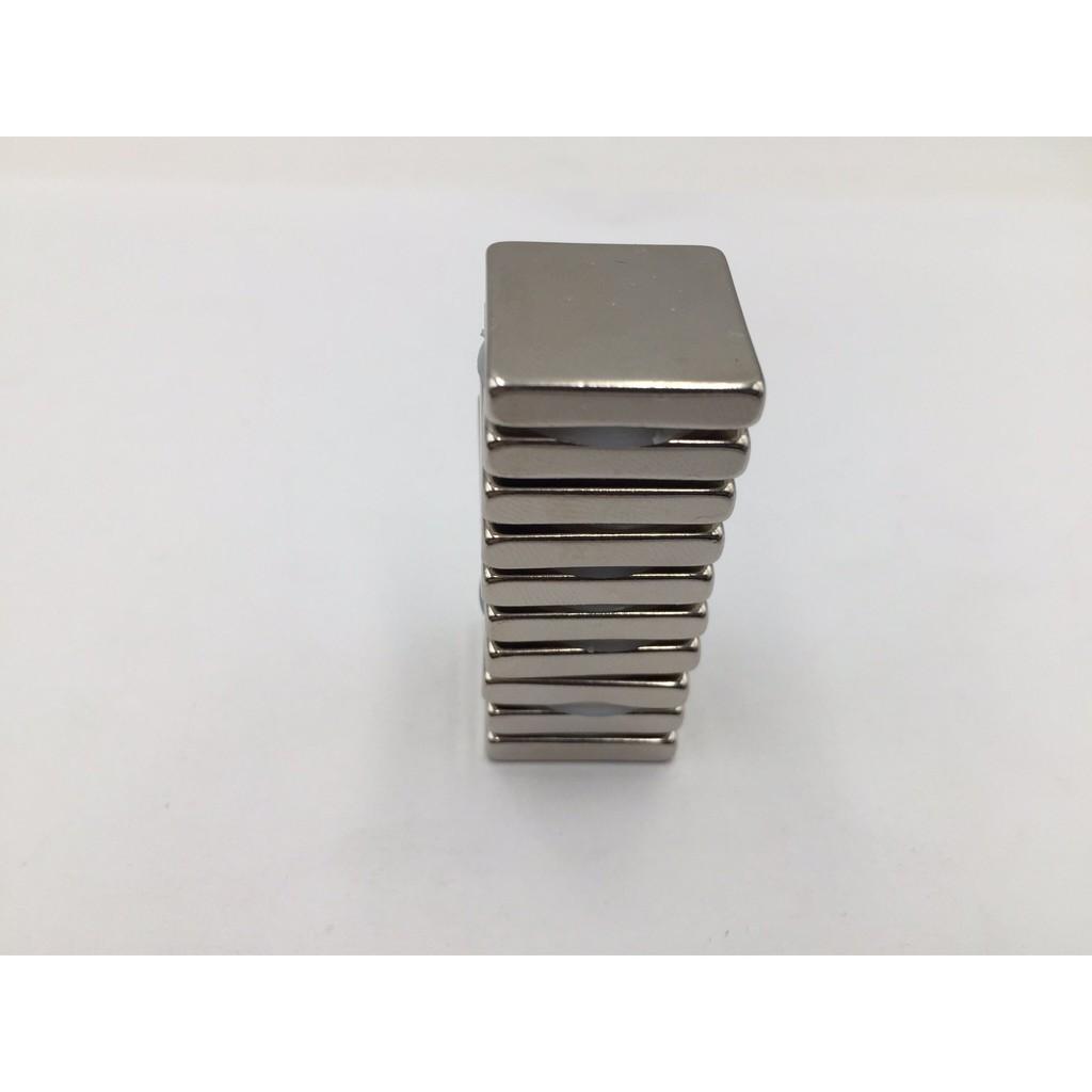 Nam châm 20x20x5mm loại hình vuông đất hiếm