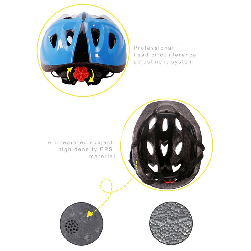 Nón Bảo Hiểm Xe Đạp Trẻ Em LED Xe Đạp Thể Thao Kính Mát Ánh Sáng Lưng MTB Đường Núi Mũ Bảo Hiểm Đi Xe Đạp Kính