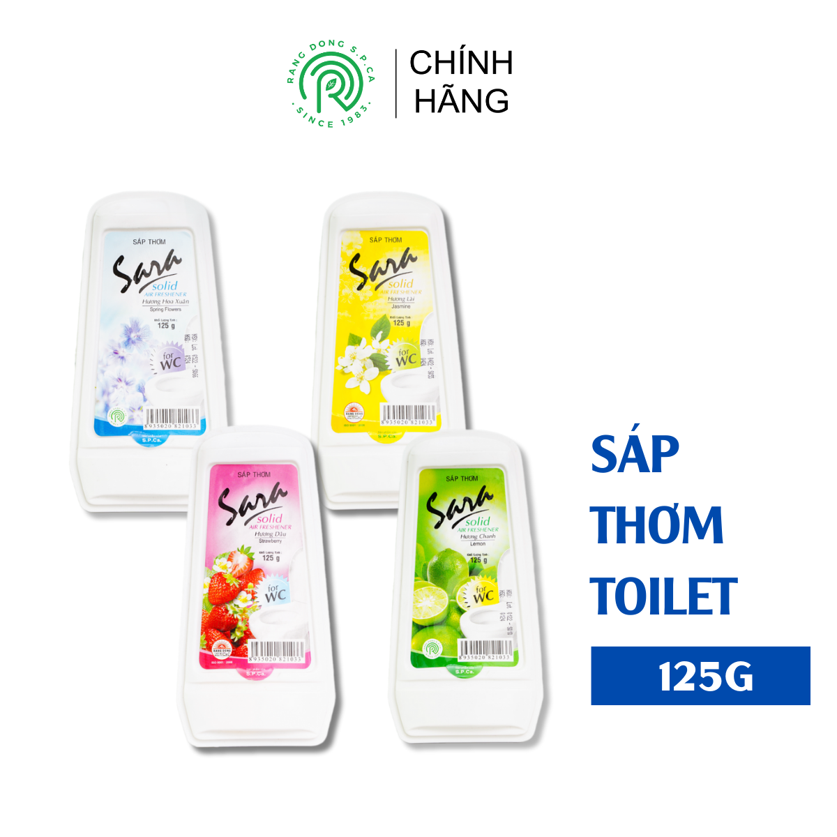 Sáp Thơm Toilet Sara (125g) - Giao Mẫu Ngẫu Nhiên