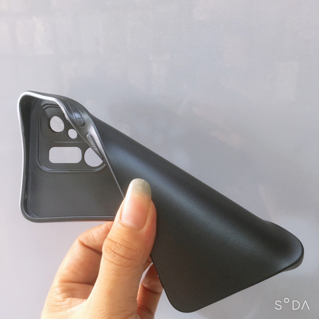 Ốp lưng cho Xiaomi Redmi 12C TPU màu nhám chống vân tay, viền vuông sang trọng