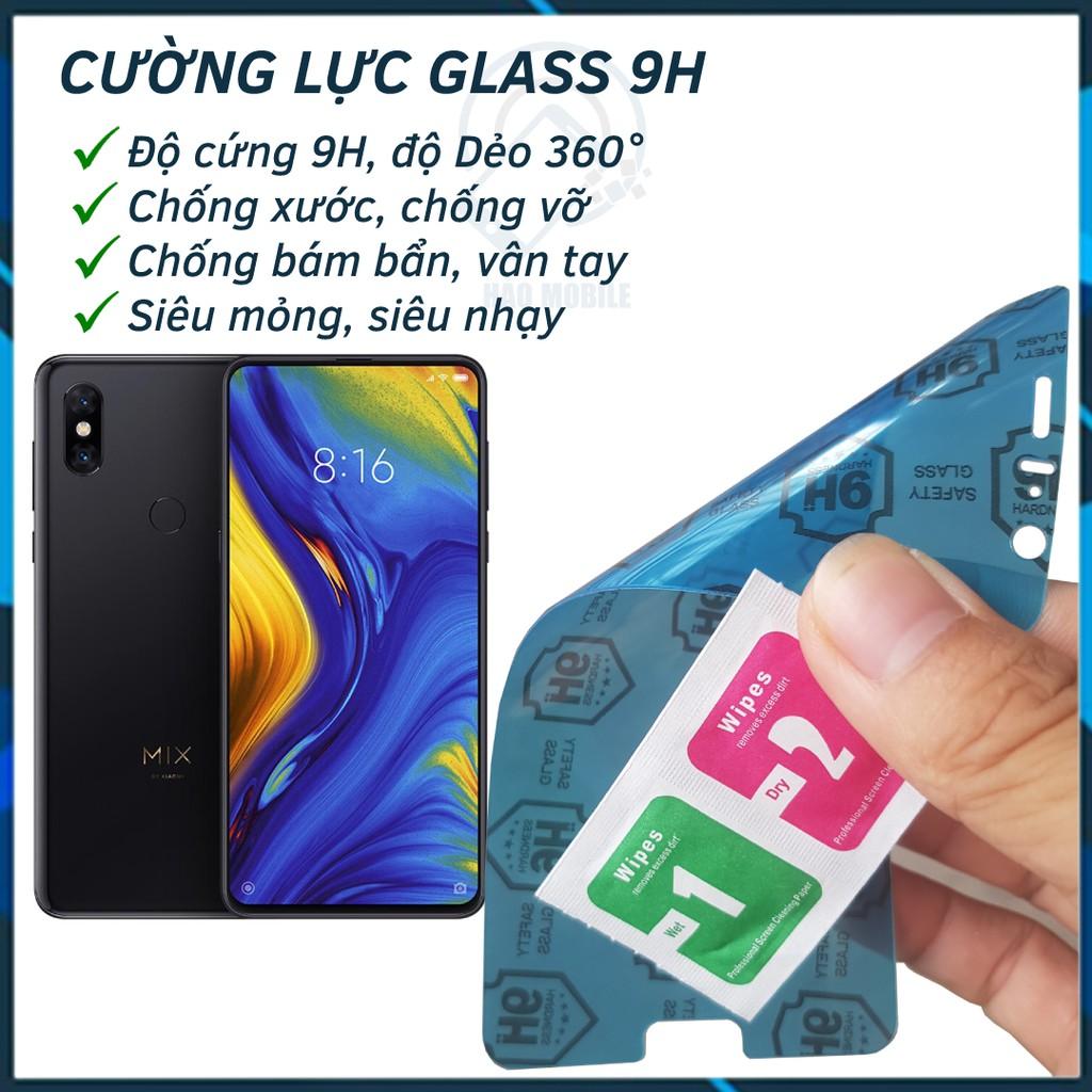 Dán cường lực dẻo nano 9H dành cho Xiaomi Mi Mix, Mi mix 2, Mi mix 2s, Mi mix 3