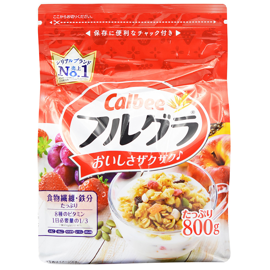 Ngũ cốc Calbee 600g màu trắng