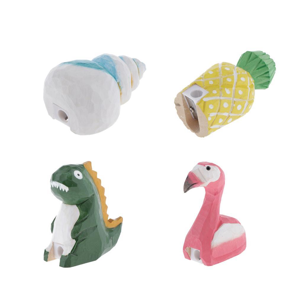 Pencil Sharpener, Non Slip Tool Students Gift Kids Small Stationery Cartoon Animal Labor Saving Desktop School Cute Hand Crank