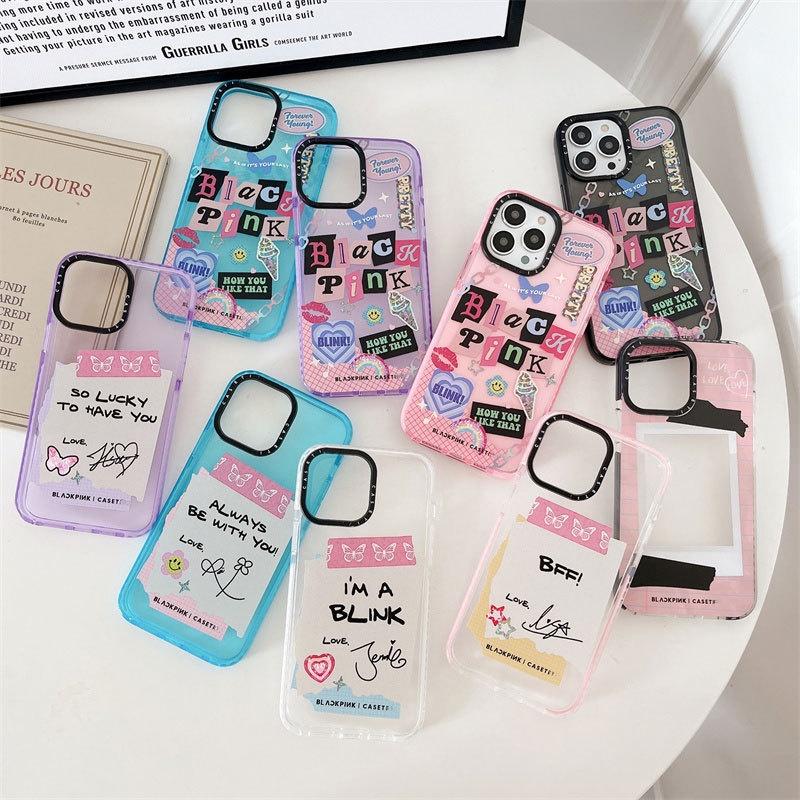 Ốp Lưng Silicon Cho Iphone 14 Pro Max / 14 Pro/ 13 Pro Max Họa Tiết Blackpink