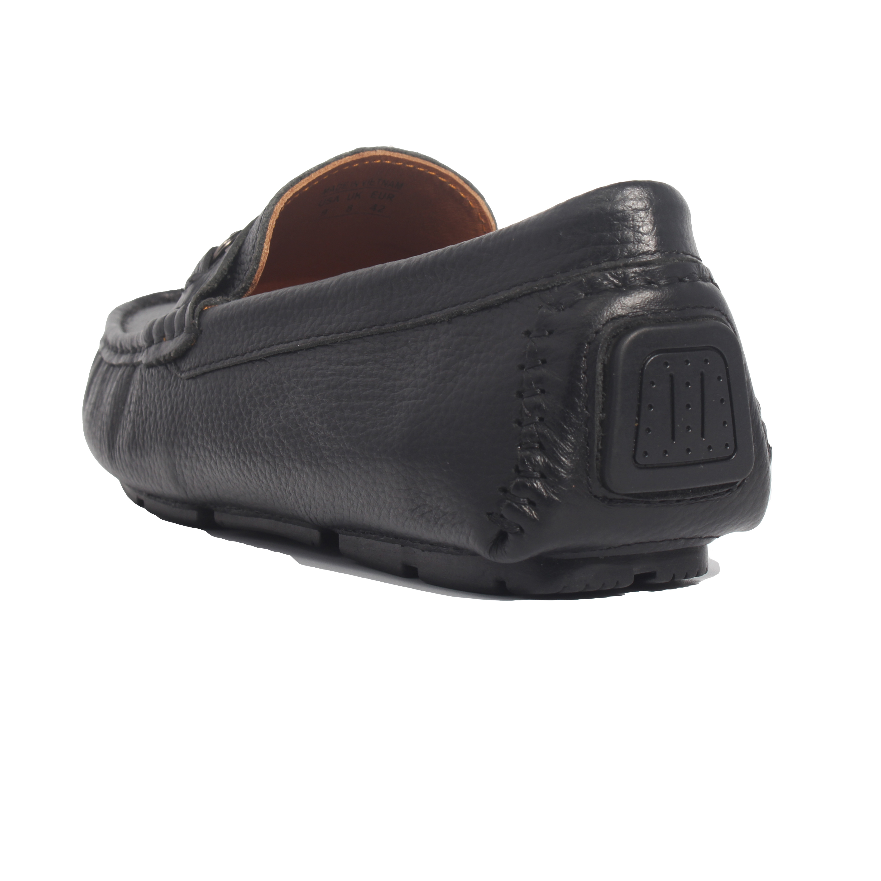 Giày Lười Da Nam BANULI C4ML2T0 - Da Bò Tumbled Siêu Mềm, Đế Khâu Moccasin Siêu Nhẹ