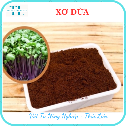 2 Kg Mụn Xơ Dừa Trồng Rau, Hoa Kiểng giá thể trồng cây - Ươm hạt giống, rau mầm