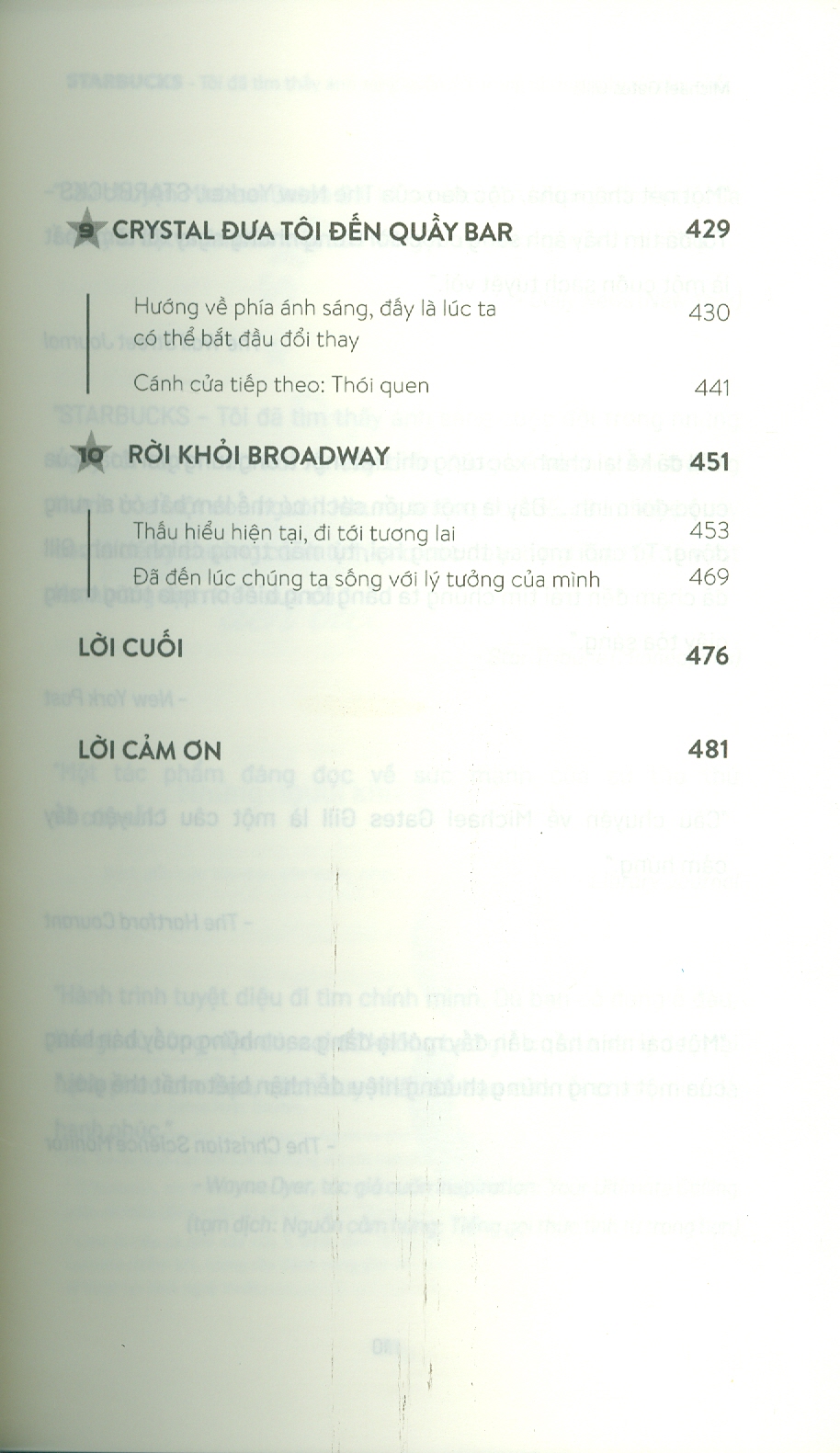 STARBUCKS - Tôi Đã Tìm Thấy Ánh Sáng Cuộc Đời Trong Những Ngày Tăm Tối Nhất - Michael Gates Gill (bìa mềm)