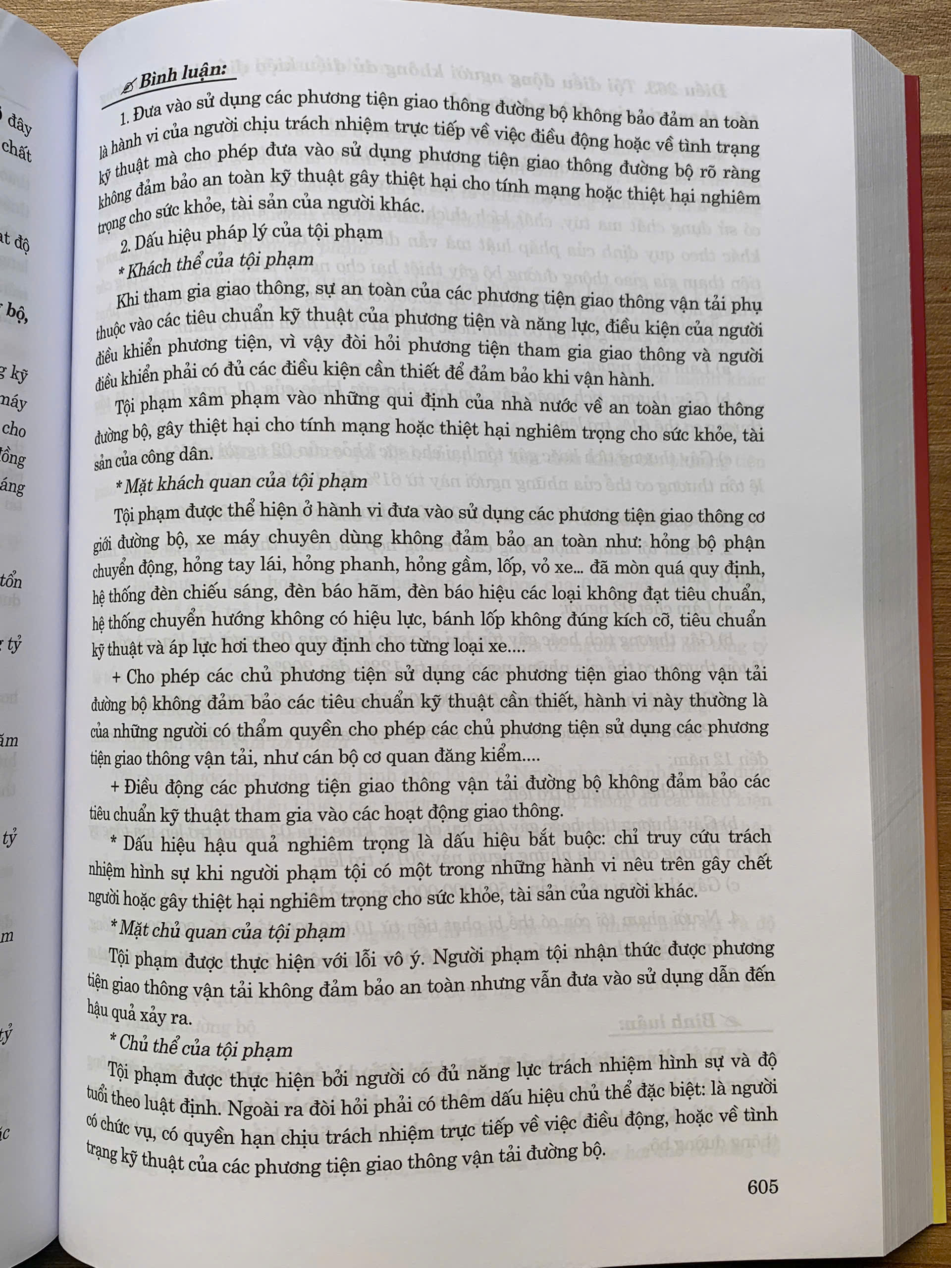Bình luận khoa học Bộ luật Hình sự năm 2015 (sửa đổi, bổ sung năm 2017, 2024, 2025)