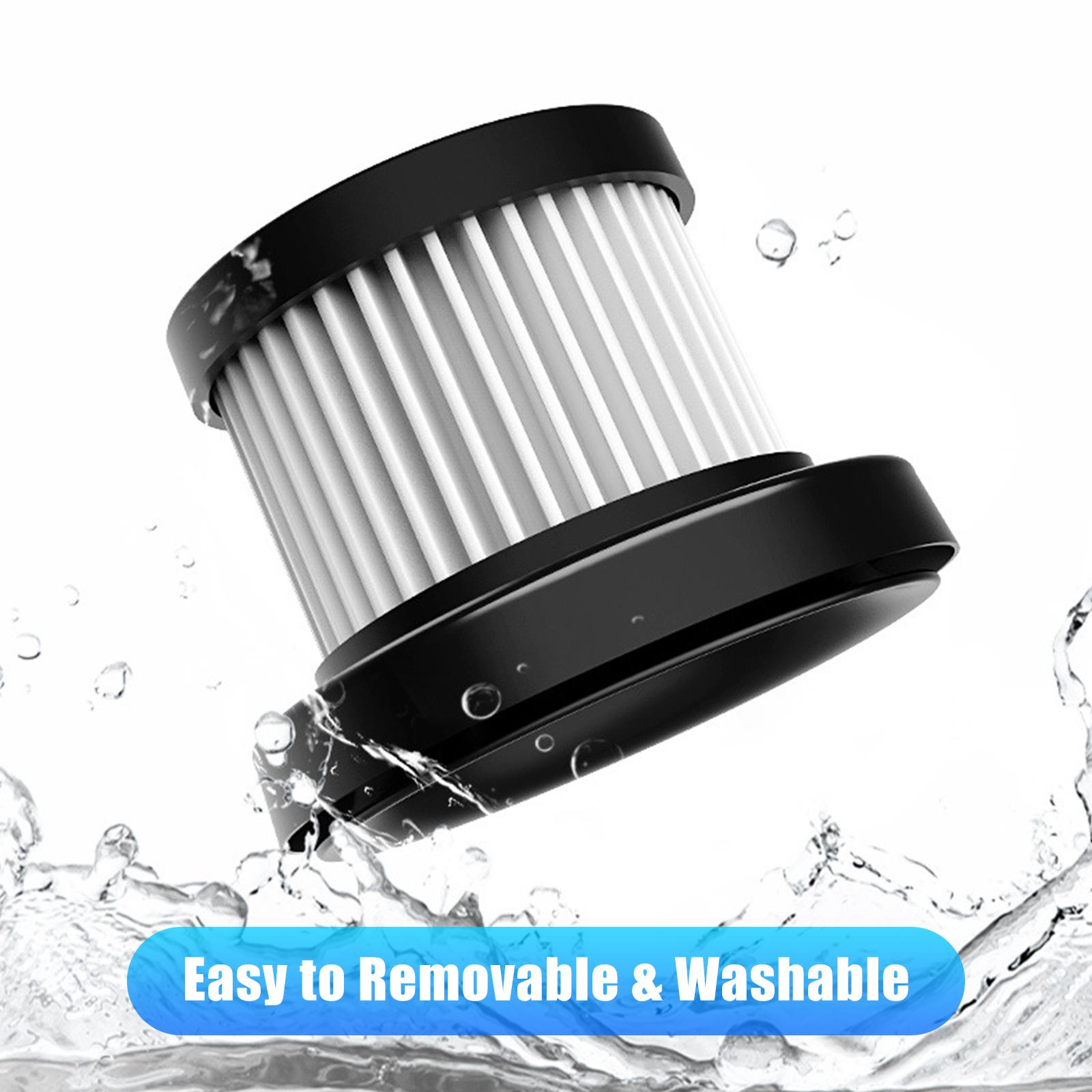 120W Handheld Vacuum Cleaner With 6000Pa Suction Mini USB Vacuum Cleaner HEPA Filter for Pet Hair Dust Home Office