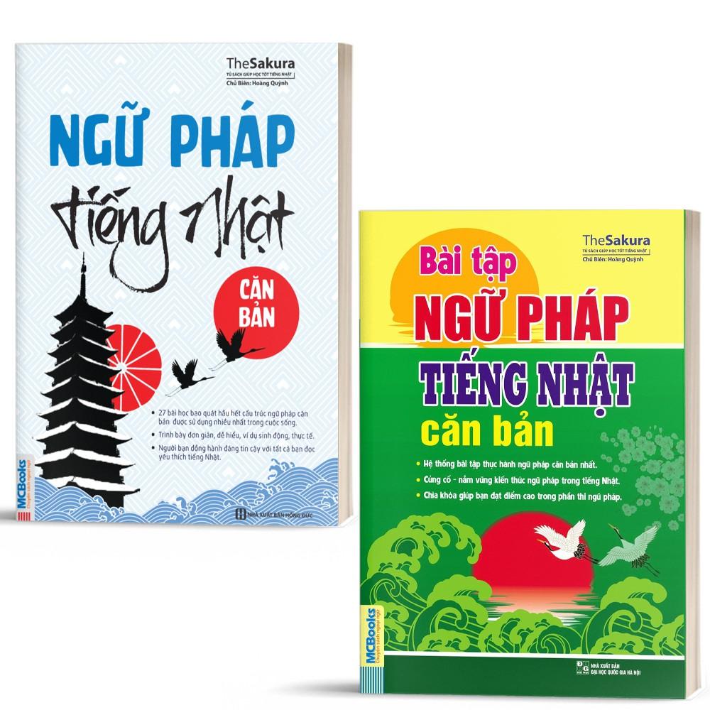 Sách - Combo Ngữ Pháp Tếng Nhật Căn Bản ( Giáo Trình + SBT)