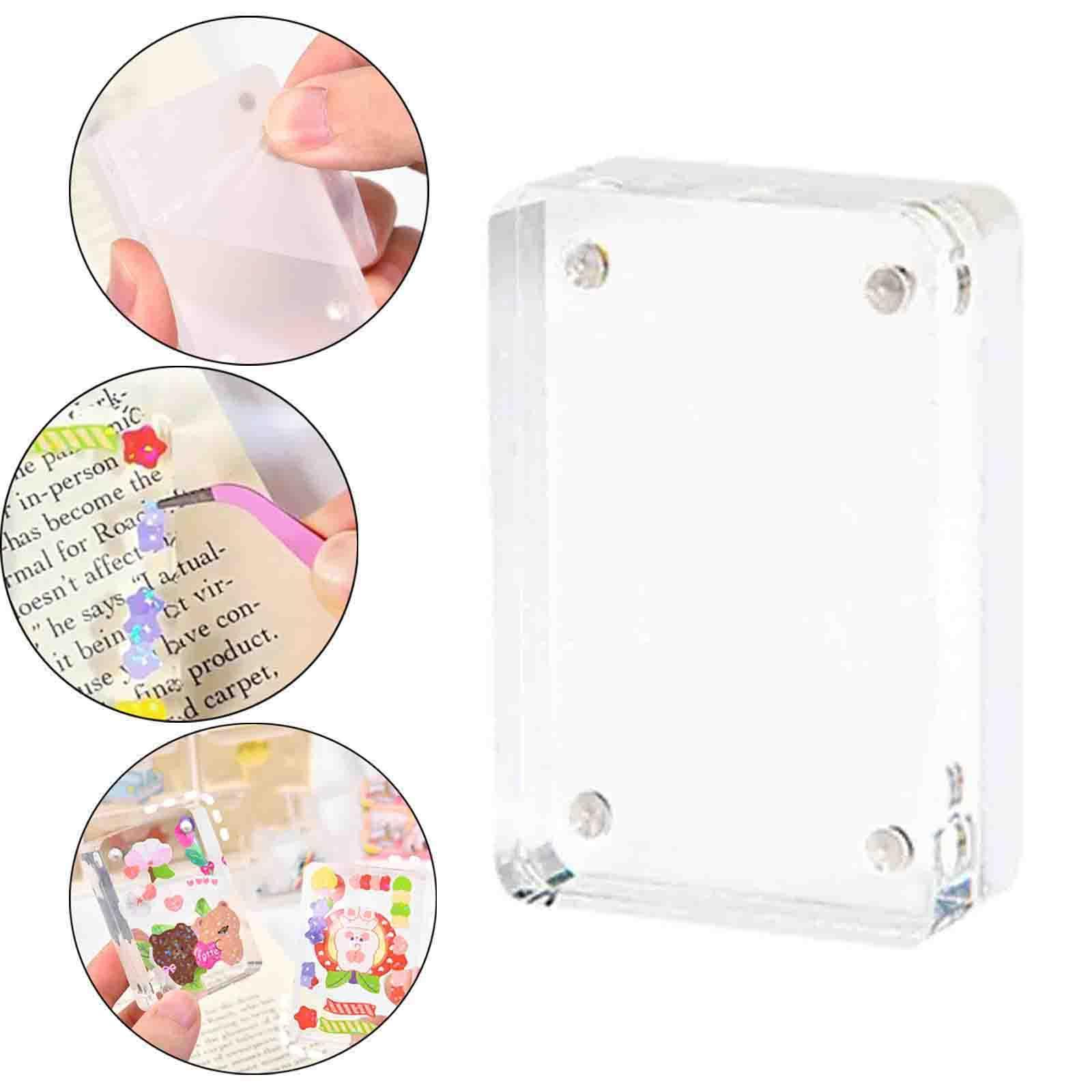 Goo Card Idol Decals Decorative Label Sticker Mini Stand Homemade Tool