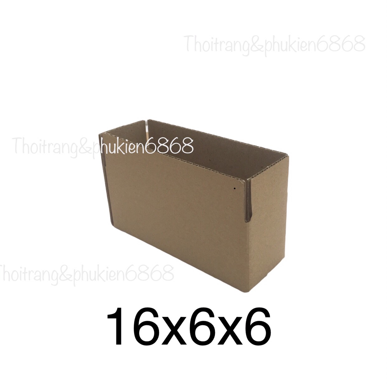 16x6x6 Combo10 hộp carton đóng hàng cỡ nhỏ size 16*6*6