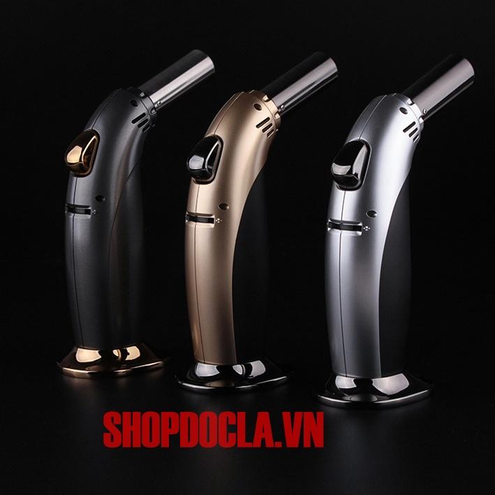 Bật Lửa khò để bàn Jobon ZB 599 Khò 1 Tia Mạnh Mẽ Vỏ Kim Loại Chịu Nhiệt Tốt