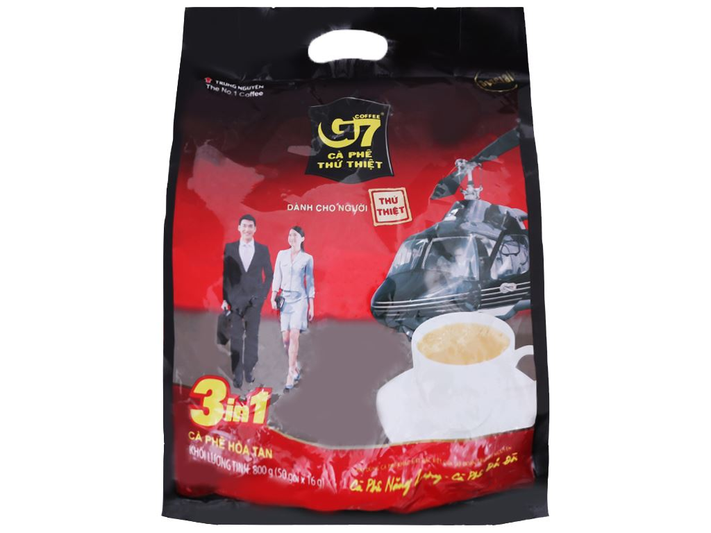 Cà phê Trung Nguyên G7 hòa tan 3in1 tui 800g