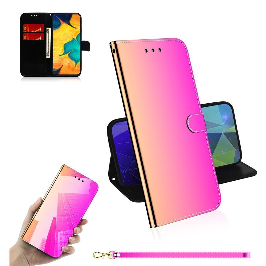 Ốp lưng da ví gập cho Samsung Galaxy A10 A20 A30 A40 A50 A70 A10S A20S A30S A50S A70S M10