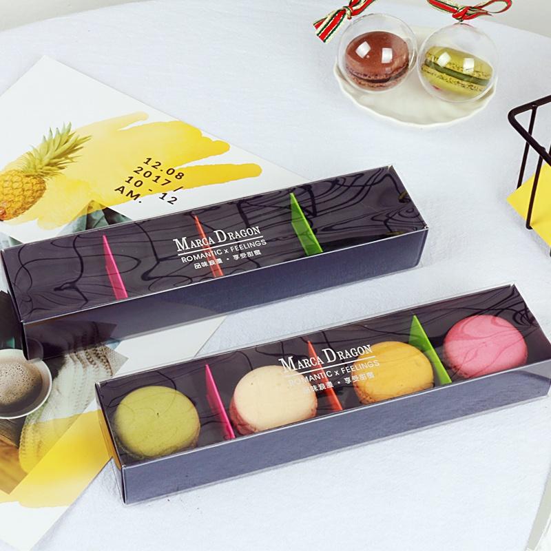 Hộp Đựng Bánh Macaron Mica Trong Suốt Trang Trí Làm Quà Tặng Sang Trọng