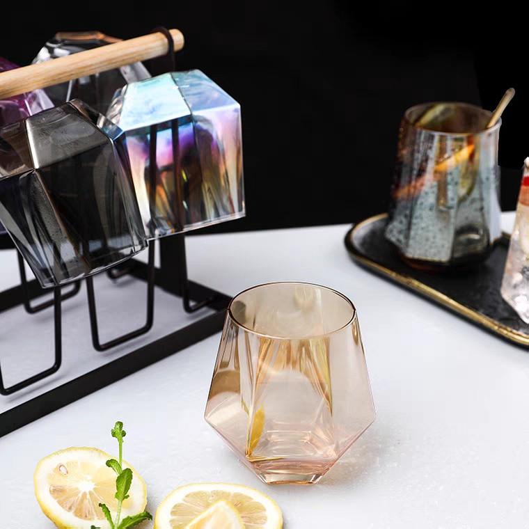 Ly Thủy Tinh  Hexagon Rock glass 310ml | Thủy Tinh Cao Cấp