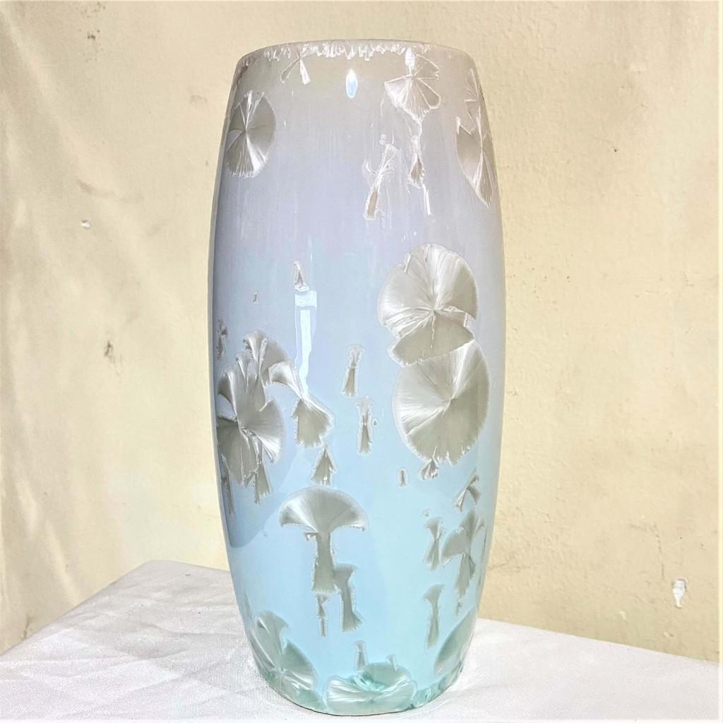 Bình Hoa Bằng Sứ Cao Cấp Họa Tiết Loang Màu  cao 20cm